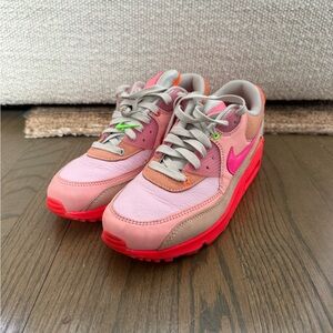 Nike Vibrant Pink and Orange Nike Airs